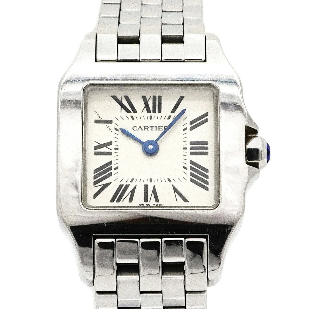 Cartier Santos Demoiselle SM W25064Z5 Ivory Dial Women's Watch